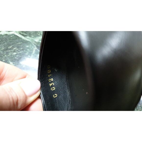 Chanel Black Leather Lace Up Heeled Sandals Sz.38 - Picture 6 of 12